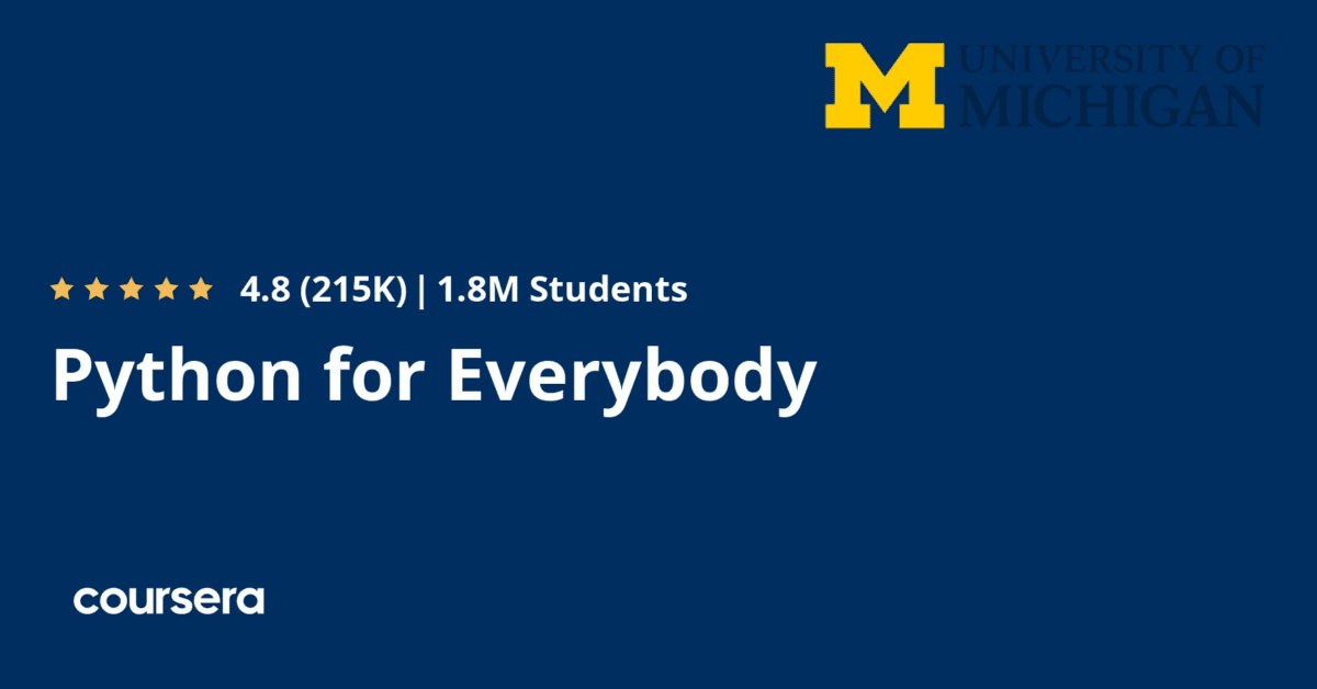Mejores cursos para Python Universidad Michigan